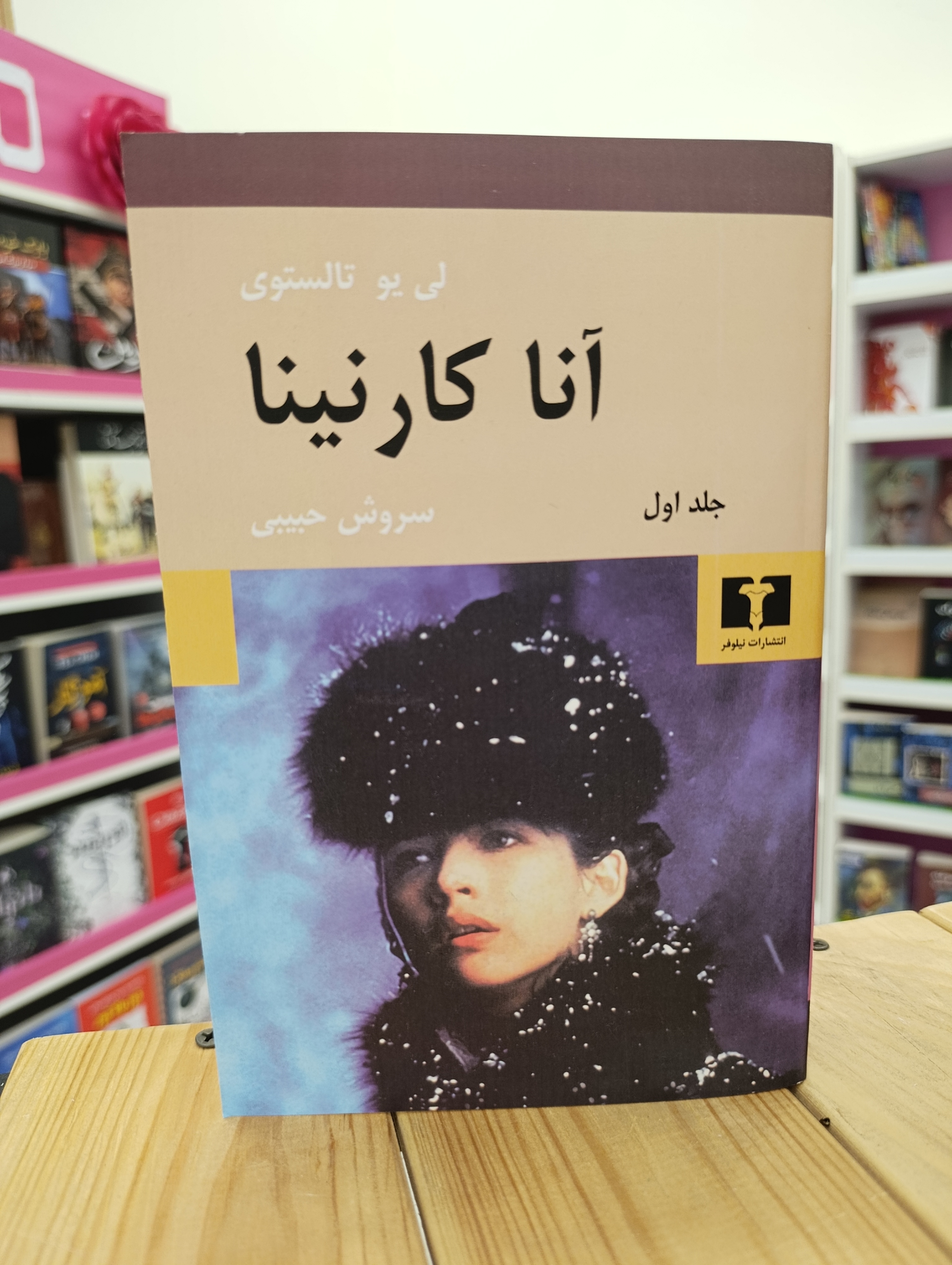 کتاب رمان آناکارنینا دوجلدی نوشته لیو تالستوی انتشارات نیلوفر